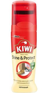 Средства по уходу за обувью Жидкий крем-блеск Kiwi Shine & Protect нейтральный 75 мл