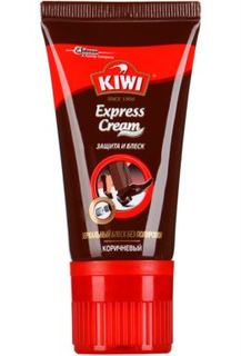 Средства по уходу за обувью Крем Kiwi Express Cream Защита и блеск коричневый 50 мл