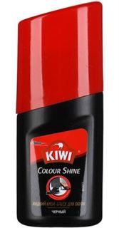 Средства по уходу за обувью Жидкий крем-блеск Kiwi Colour Shine черный 50 мл