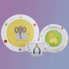 Детская посуда и аксессуары Набор посуды Hankook Зоо 3 предмета