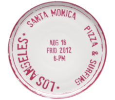 Столовая посуда Блюдо для пиццы Bitossi Los Angeles 31 см