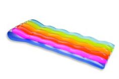 Товары для плавания Матрас для плавания Intex цветные волны 191x81 см (58876)
