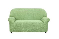 Чехлы для мебели Чехол на 2-х местный диван Микрофибра Зеленый Еврочехол