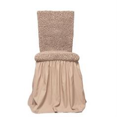 Чехлы для мебели Чехол на стул с юбкой Микрофибра Кофейный Еврочехол