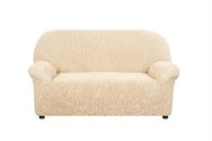 Чехлы для мебели Чехол на 2-х местный диван Микрофибра Ваниль Еврочехол