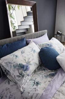 Комплекты постельного белья Постельный комплект Fazzini sambuco евро 200х220 см blu/plen air