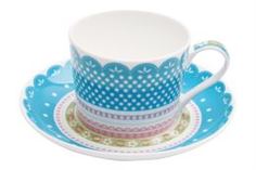 Чайные пары и сервизы Чашка с блюдцем Maxwell & williams MW637-PB0132