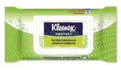 Средства по уходу за детьми Салфетки Kleenex Влажные Protect антибактериальные (с крышкой) (9440100)
