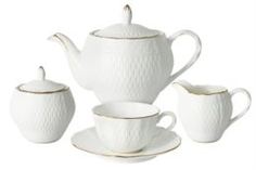 Чайные пары и сервизы Сервиз чайный Colombo Бьянка 15 предметов 6 персон