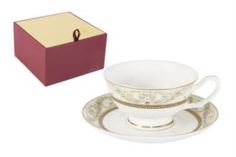 Чайные пары и сервизы Чашка с блюдцем 0.2л романтика Emerald E5-hv005011/cs-al