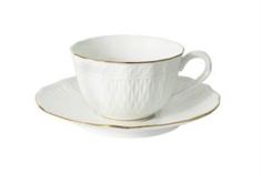 Чайные пары и сервизы Чашка с блюдцем Colombo Бьянка 0.17 л