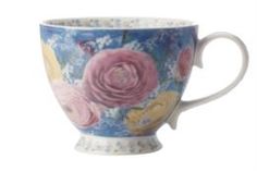 Чашки и кружки Кружка Maxwell & Williams Пионы 0.4 л голубой