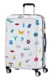 Рюкзаки и чемоданы Чемодан American Tourister CEIZER FUN белый принт M
