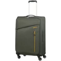 Рюкзаки и чемоданы Чемодан American Tourister 4-х колесный хаки L