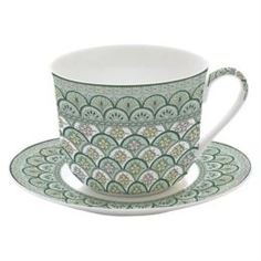 Чайные пары и сервизы Чашка с блюдцем Easy Life Муссон 400 мл