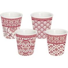 Чайные пары и сервизы Набор кофейных чашек Easy Life Муссон 100 мл