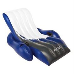 Надувные матрасы, диваны, кровати Шезлонг надувной Intex 180х135 см