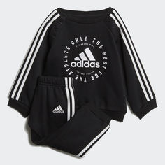 Флисовый комплект: джемпер и брюки 3-Stripes adidas Performance