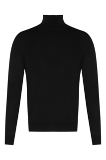 Черный шерстяной свитер Sandro