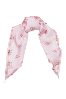 Розовый платок с принтом Coach