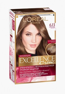 Краска для волос LOreal Paris LOreal "Excellence", оттенок 6.13, Тёмно-русый бежевый