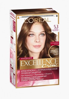 Краска для волос LOreal Paris LOreal "Excellence", 5.3, Светло-каштановый Золотистый