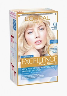 Краска для волос LOreal Paris LOreal "Excellence", оттенок 03, Светло-светло-русый пепельный