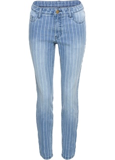 Джинсы Skinny в полоску Bonprix