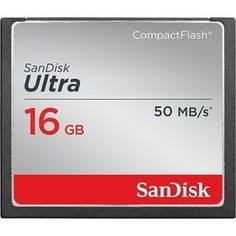 Карта памяти Sandisk Ultra CF 16GB 50MB/s (SDCFHS-016G-G46)