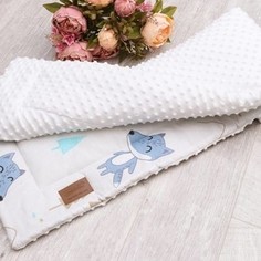 Плед AmaroBaby WB РАСТЕМ ВМЕСТЕ 95х85 хлопок / minky В ЛЕСУ