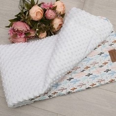 Плед AmaroBaby WB РАСТЕМ ВМЕСТЕ 95х85 хлопок / minky ТЕХАС