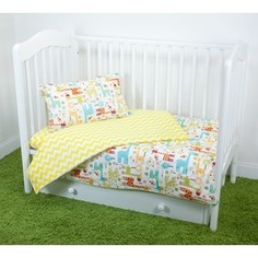 Комплект постельного белья для малышей Magic City Абстракция с жирафами КПБМР-ПБ-025