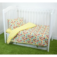 Комплект постельного белья для малышей Magic City Совы на отдыхе КПБМР-ПБ-026