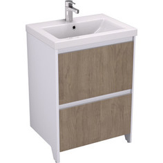 Тумба под раковину Velvex Klaufs 60 белый\дерево (tnKLA.60.2Y-617.216)