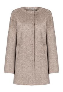 Короткое шерстяное пальто Pompa
