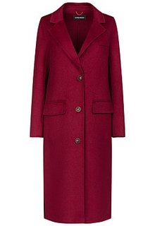 Бордовое пальто La Reine Blanche
