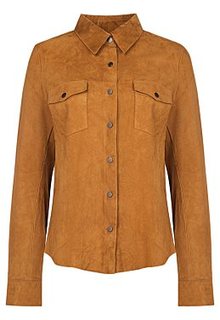 Кожаная рубашка La Reine Blanche