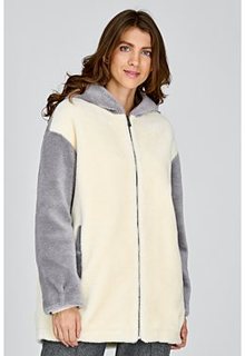 Облегченная шуба из овечьей шерсти Virtuale Fur Collection