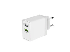 Зарядное устройство Olmio 2xUSB Quick Charge 3.0 30W ПР038465