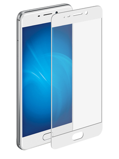 Аксессуар Защитное стекло для Meizu M6 Note Onext White Frame 41528
