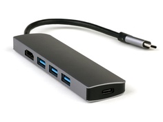 Хаб USB iQFuture Hub 5 in 1 Type-C / USB 3.0 / USB-C / HDMI IQ-C803