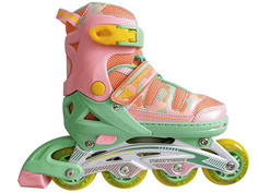 Коньки Tech Team Military р.34-37 Pink