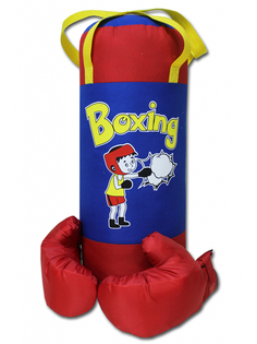Набор для бокса Belon Груша с перчатками Red-Blue BOXING НБ-002-КрС/ПР2