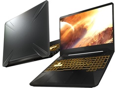 Ноутбук ASUS TUF FX705DT-AU103T 90NR02B1-M02090 (AMD Ryzen 7 3750H 2.3 GHz/16384Mb/1000Gb+256Gb SSD/nVidia GeForce GTX 1650 4096Mb/Wi-Fi/Bluetooth/Cam/17.3/1920x1080/Windows 10 Home 64-bit)