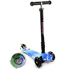 Самокат Triumf Active Maxi Flash Plus Dolphin Blue-light Blue