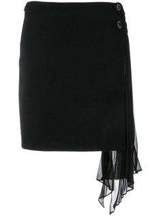 Givenchy юбка с оборкой