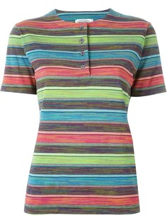 Missoni Pre-Owned полосатая футболка с воротником-хенли