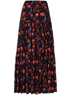 La DoubleJ длинная юбка с цветочным принтом