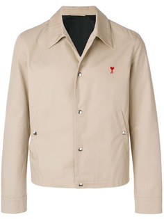 Ami Alexandre Mattiussi куртка-рубашка с контрастным логотипом