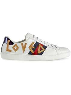 Gucci кроссовки Ace с вышивкой
